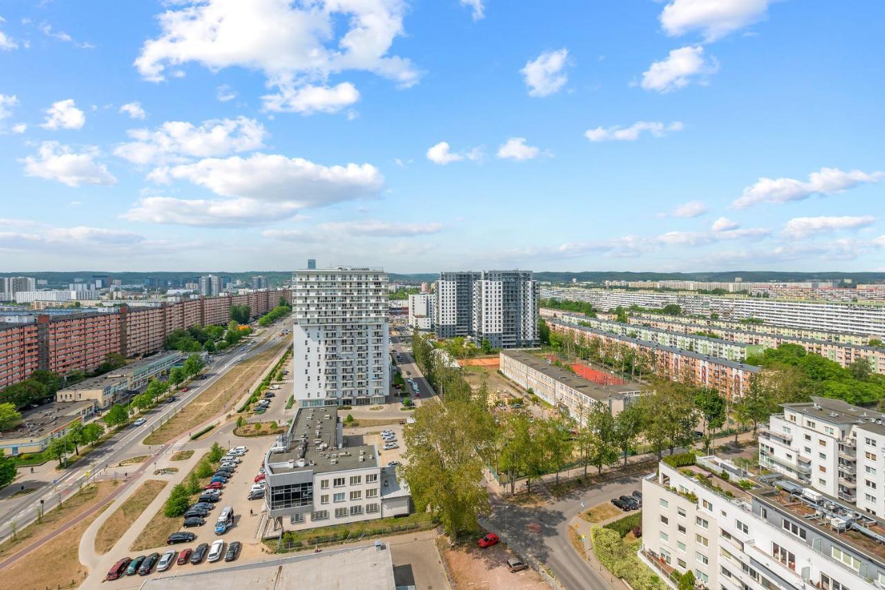 Top Floor Z Widokiem Na Morze By Downtown Apartments Danzig Exterior foto